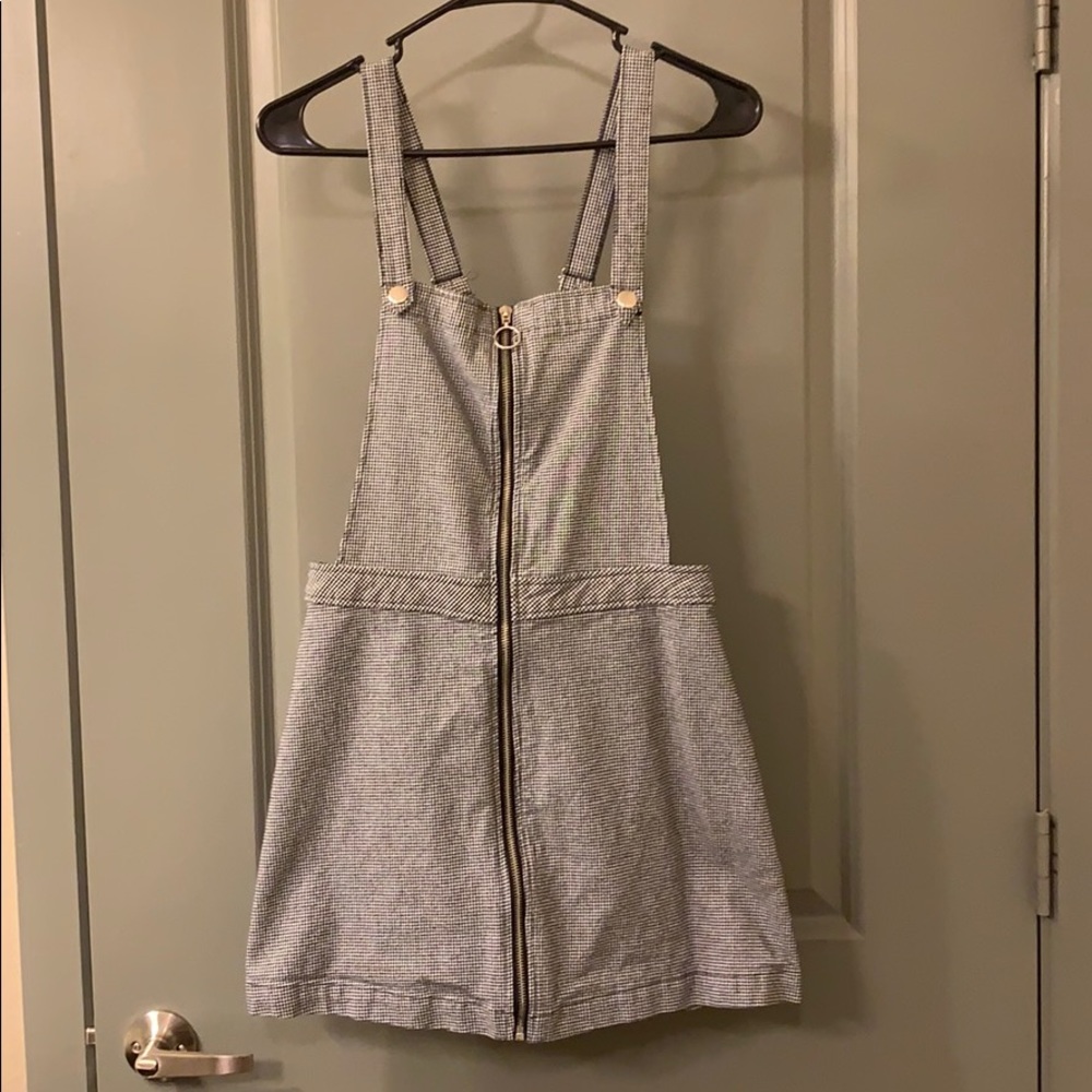 Overall mini dress